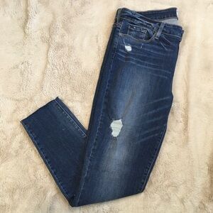 Paige Verdugo Ankle Skinny Raw Hem Jeans Size 31